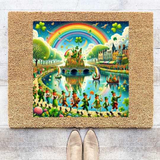 St. Patrick's Reflections Luck of the Irish Coir Doormats