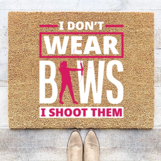 Archery Women Girls Coir Doormats