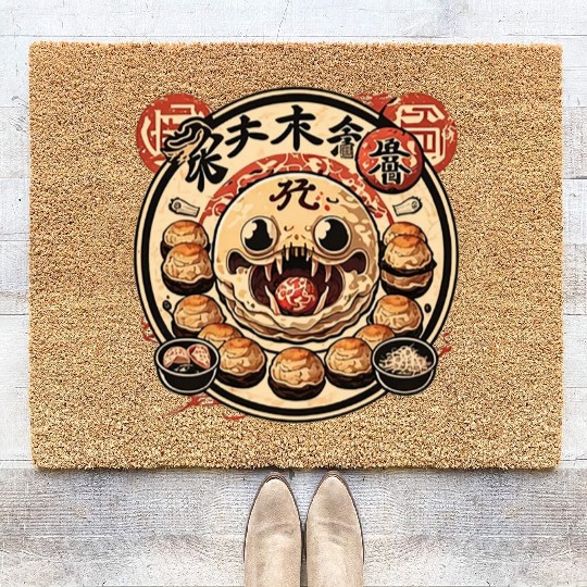 Takoyaki Attack Coir Doormats