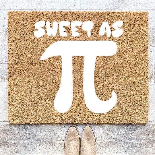 Pi Day Nerd Geek Love Math Pi Symbol Kids Men Coir Doormats