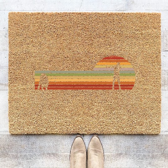 Retro Archery Coir Doormats