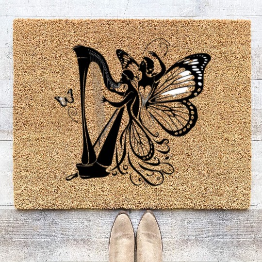 butterflies Coir Doormats