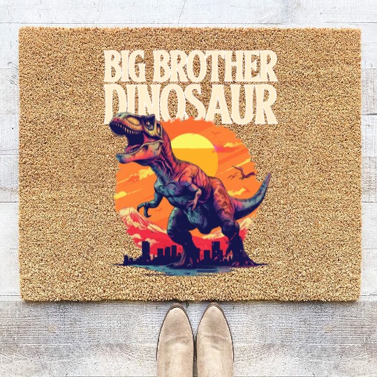 Big Brother Dinosaur Coir Doormats