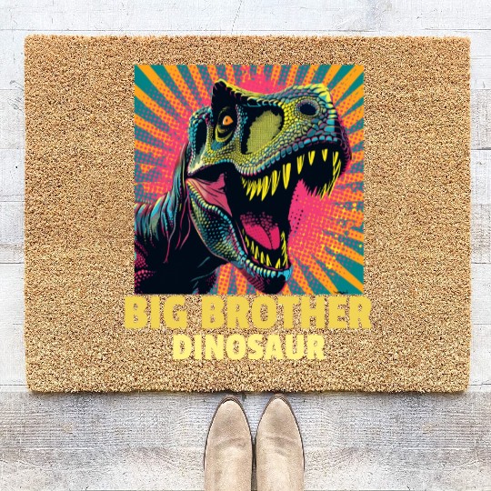 Big Brother Dinosaur Coir Doormats