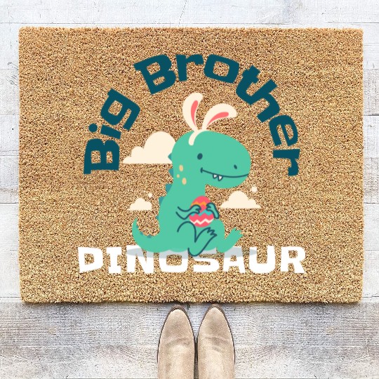 Big Brother Dinosaur Coir Doormats