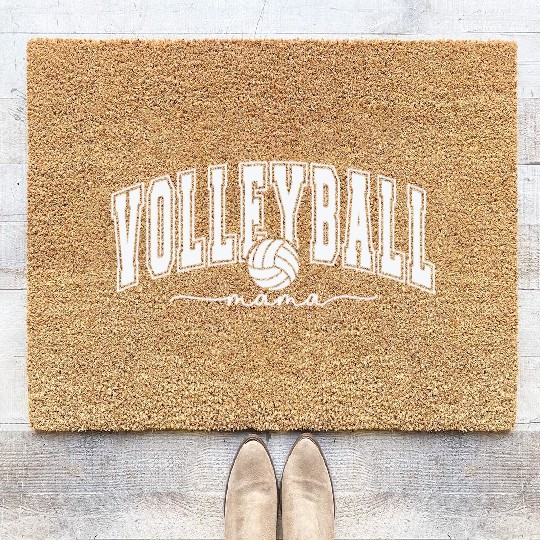 Classic Volleyball Mama Coir Doormats