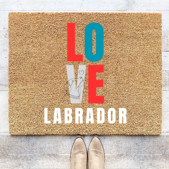 Labrador Love | Dog Lover Coir Doormats