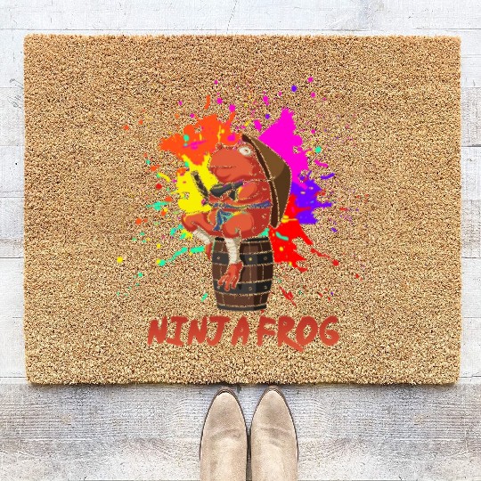 Ninja Frog Coir Doormats