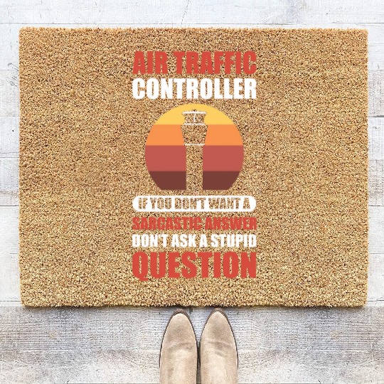 Aviation Air Traffic Pilots Air Traffic Coir Doormats