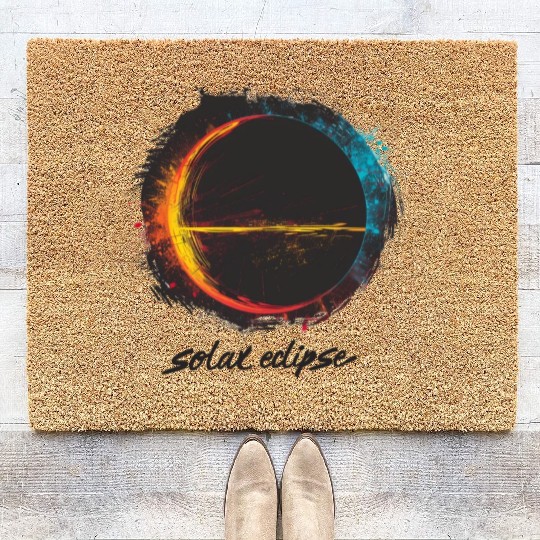 solar eclipse Coir Doormats. eclipse Coir Doormats 2024