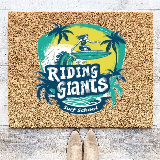 Riding Giants Surf School Coir Doormats