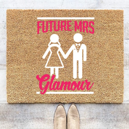 Bridal Future Mrs Glamous Coir Doormats