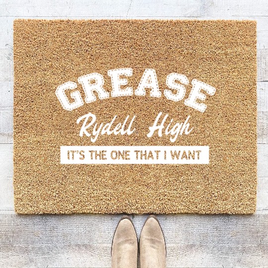 Grease // Rydell High School Coir Doormats