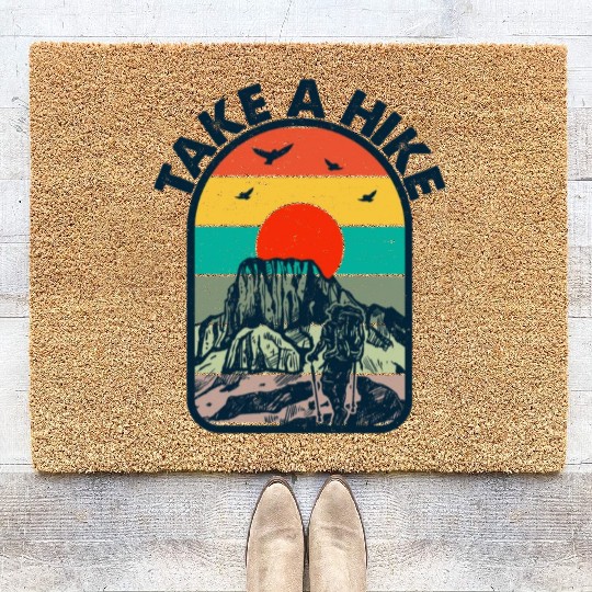 Take a Hike Coir Doormats