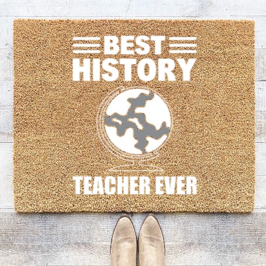 Best History Teacher History Teacher Coir Doormats