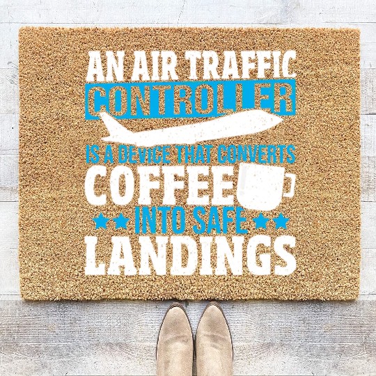 Air Traffic Aviation Runway Air Traffic Coir Doormats