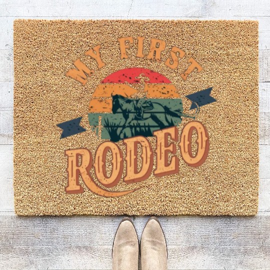 My First Rodeo Coir Doormats