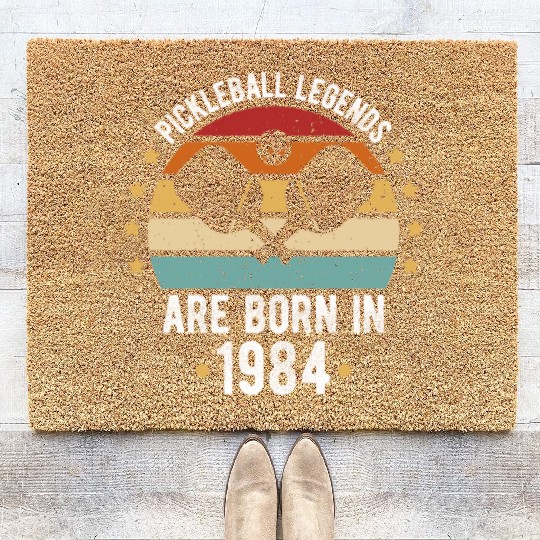 Pickleball Legends Are Born In 1984 Coir Doormats