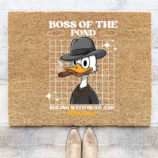 Donald Duck: Boss of the Pond Coir Doormats