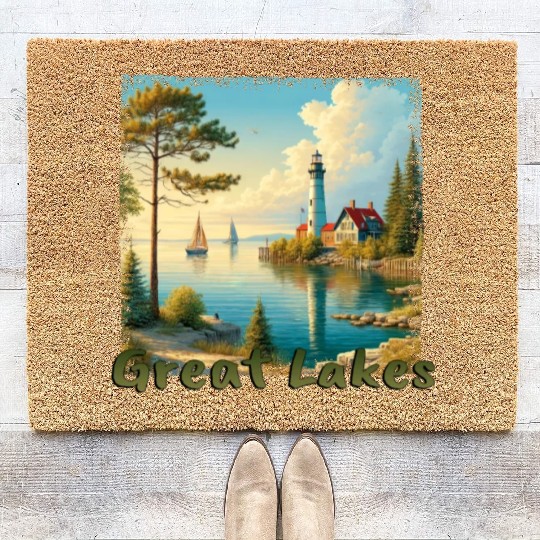 Great Lakes USA - Sailing and Motorboating Coir Doormats