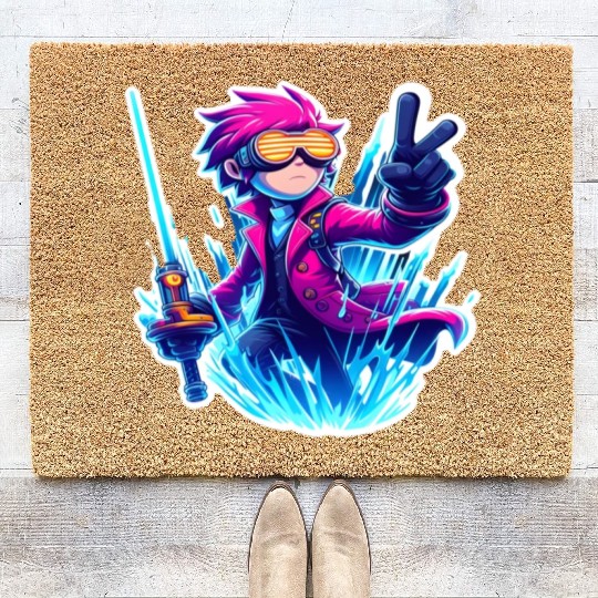 Fantastic Max: adventure with a baby astronaut! Coir Doormats