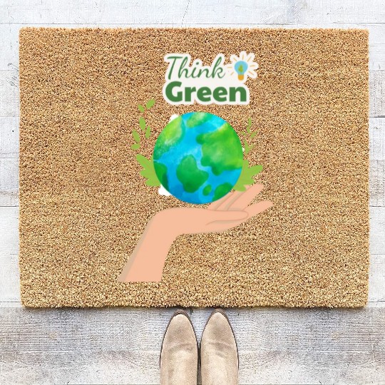 Earth Day Coir Doormats