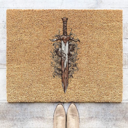 japanese katana sword samurai schwert japanisches Coir Doormats