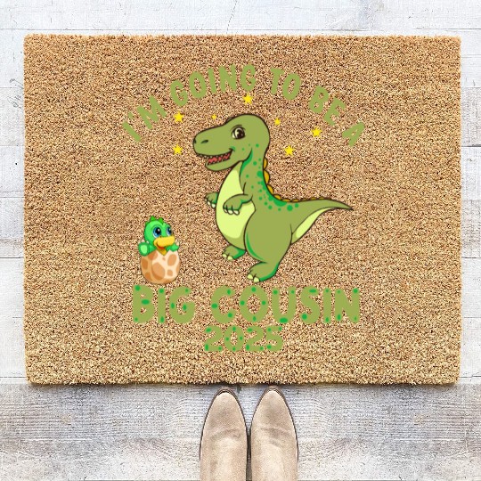 I m Going To Be A Big Cousin 2025 Coir Doormats