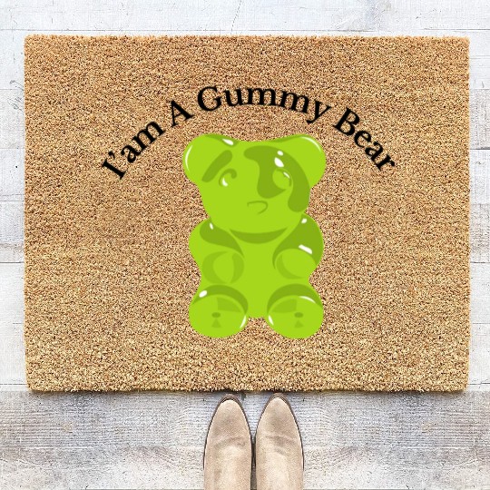 I'm A Gummy Bear Coir Doormats