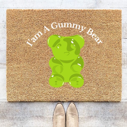 I'm A Gummy Bear Coir Doormats