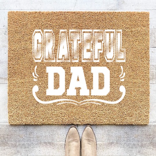 GRATEFUL DAD Coir Doormats