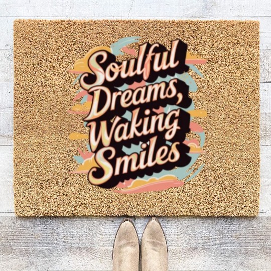 Soulful Dreams Walking Smiles Coir Doormats