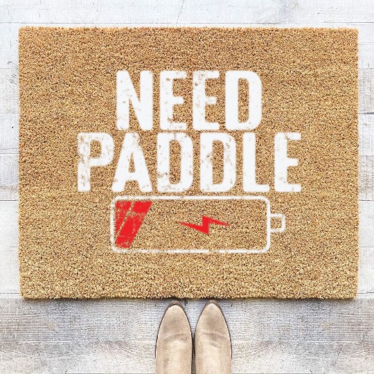 Need Paddle Tennis Battery is empty Coir Doormats