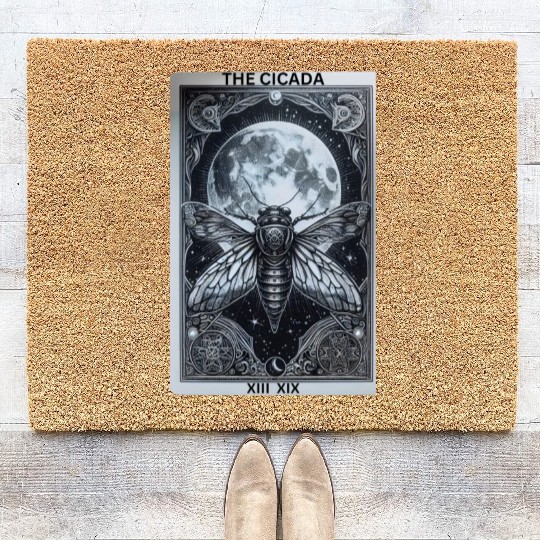 Cicadageddon Invasion Tour 2024 Funny Cicada Event Coir Doormats