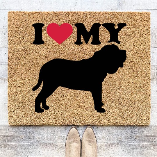 I love my Neapolitan Mastiff Coir Doormats