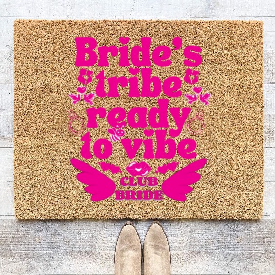 Bride to Be Wedding Bridal Bachelorette Coir Doormats
