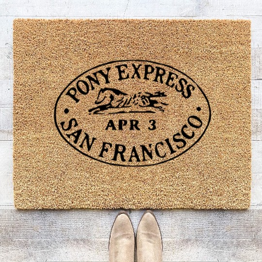 Pony Express Coir Doormats