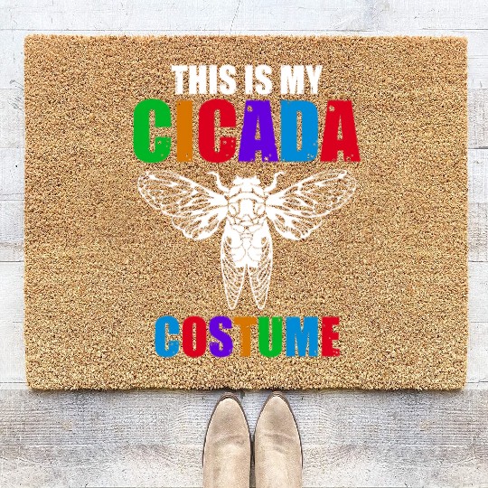 This Is My Cicada Costume, Cicada Invasion 2024 Coir Doormats