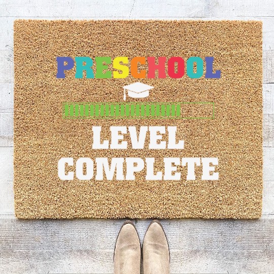 Preschool level complete Graduation Coir Doormats
