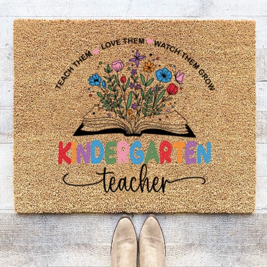 KINDERGARTEN TEACHER Coir Doormats