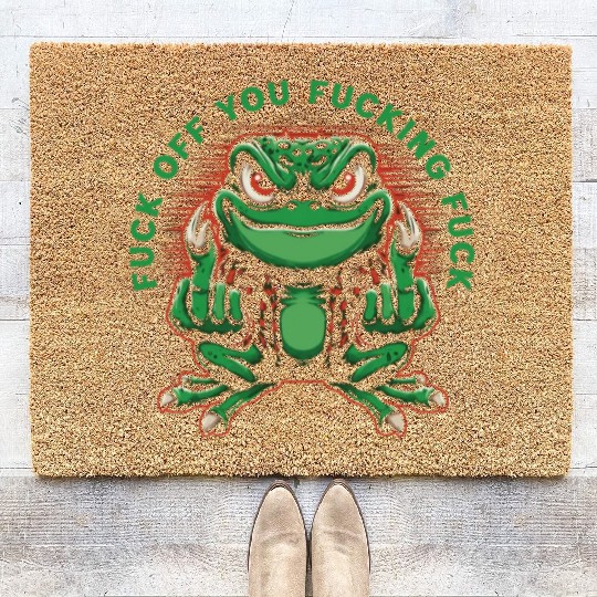 Fuck Off You Fucking Fuck Coir Doormats