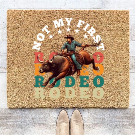 Not My First Rodeo Coir Doormats