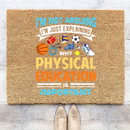 Inspiring Physical Education Teacher Design for PE Coir Doormats