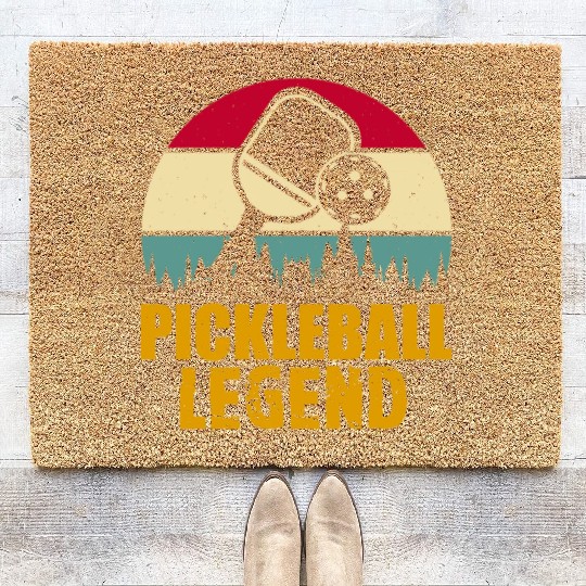 Pickleball legend Coir Doormats