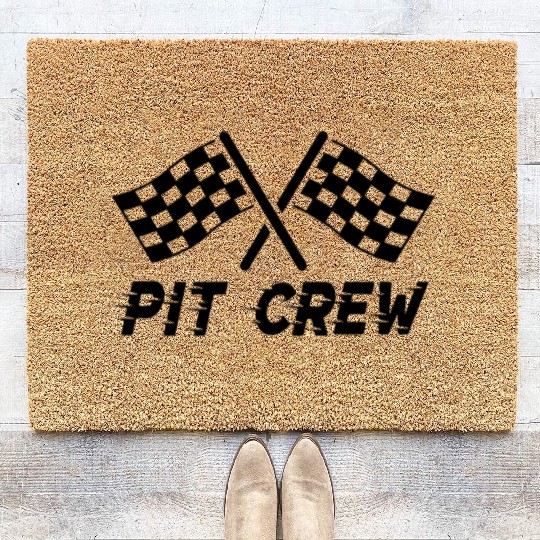 Pit Crew Costume For Race Car Parties Coir Doormats