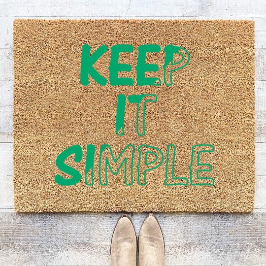 keep it simple Coir Doormats
