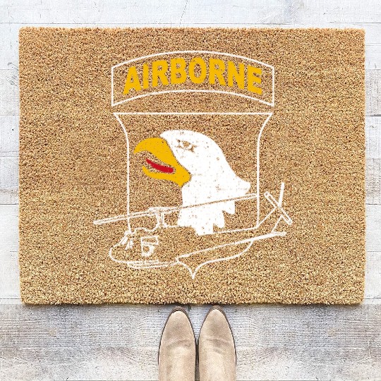 101st Airborne Division Coir Doormats