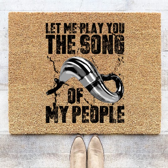 Song of My People 2 Stroke Motocross Pipe Coir Doormats