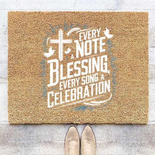 Prayer Songs Jesus Christ Religious Music Praise Coir Doormats