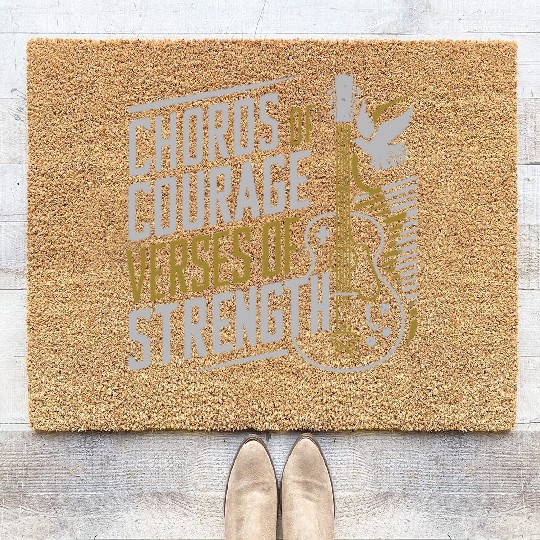 Prayer Songs Jesus Christ Religious Music Praise Coir Doormats